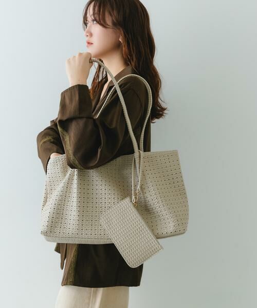 RODE SKO / ロデスコ トートバッグ | ポーチ付パンチングラージトートバッグ | 詳細15