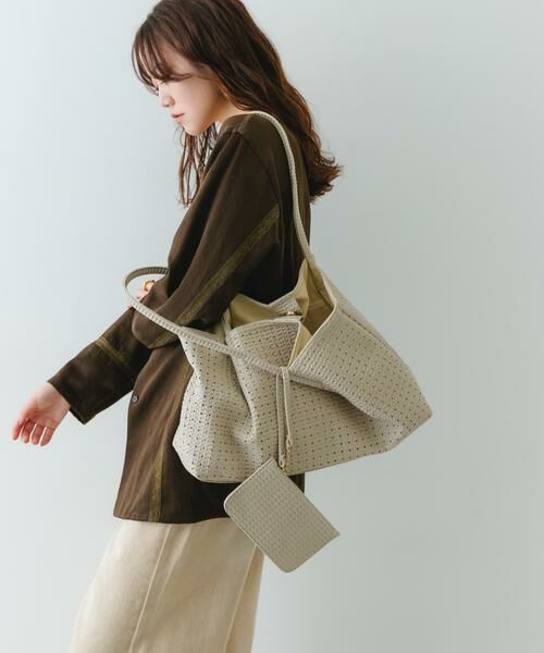 RODE SKO / ロデスコ トートバッグ | ポーチ付パンチングラージトートバッグ | 詳細16