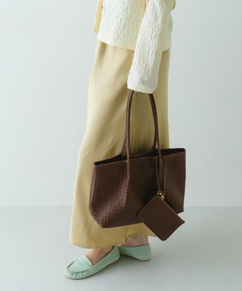 RODE SKO / ロデスコ トートバッグ | ポーチ付パンチングミドルトートバッグ | 詳細1