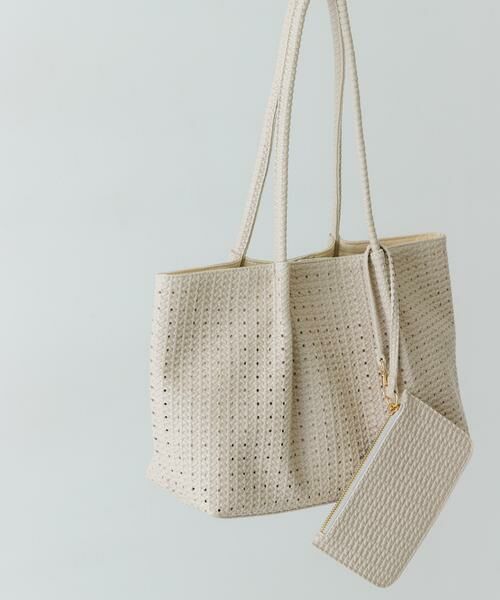 RODE SKO / ロデスコ トートバッグ | ポーチ付パンチングミドルトートバッグ | 詳細21