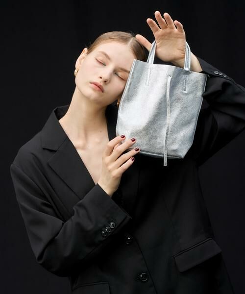 RODE SKO / ロデスコ トートバッグ | MILLELA FIRENZE　レザーミニトートバッグ（シルバー）