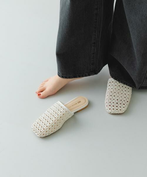 RODE SKO / ロデスコ サンダル | メッシュスリッパ（ホワイト）