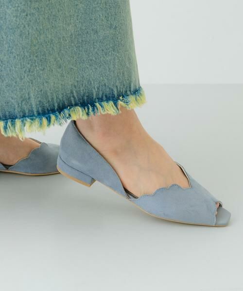 RODE SKO / ロデスコ サンダル | ピープトゥスカラップセパレートサンダル | 詳細5