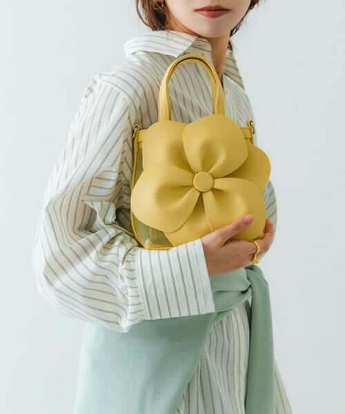 RODE SKO / ロデスコ ハンドバッグ | フラワーモチーフシアーバッグ | 詳細1