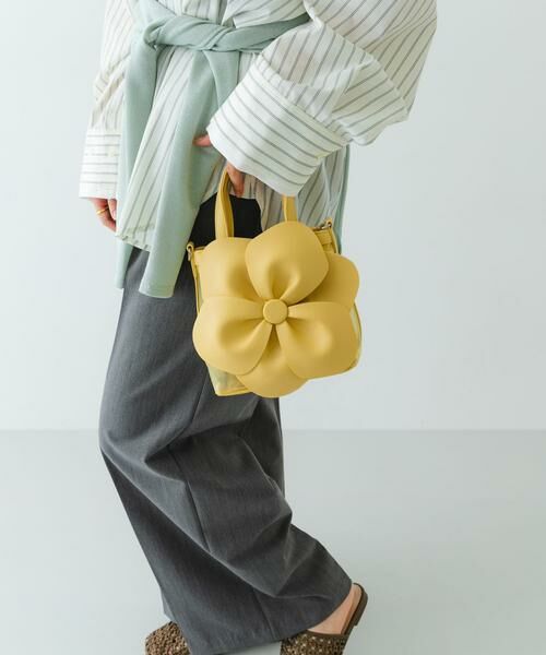 RODE SKO / ロデスコ ハンドバッグ | フラワーモチーフシアーバッグ | 詳細3