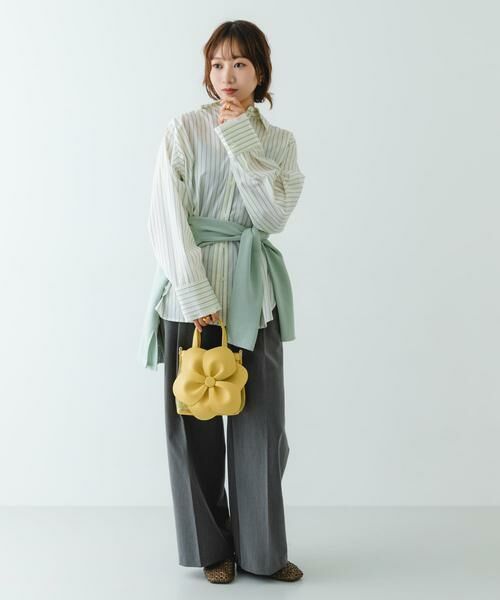 RODE SKO / ロデスコ ハンドバッグ | フラワーモチーフシアーバッグ | 詳細5