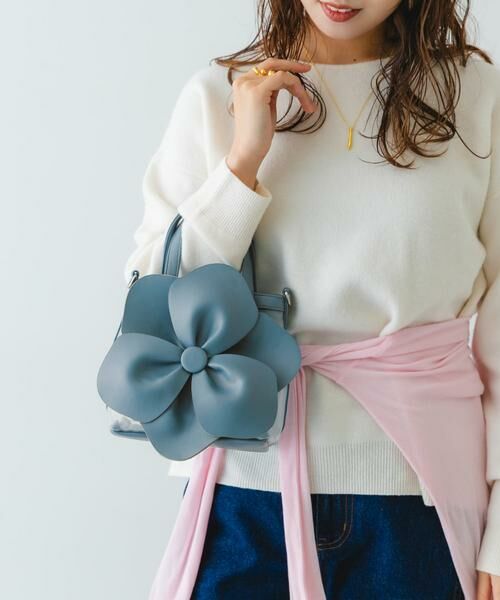 RODE SKO / ロデスコ ハンドバッグ | フラワーモチーフシアーバッグ | 詳細18