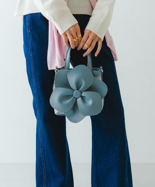 RODE SKO / ロデスコ ハンドバッグ | フラワーモチーフシアーバッグ | 詳細19