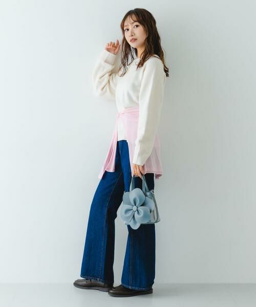 RODE SKO / ロデスコ ハンドバッグ | フラワーモチーフシアーバッグ | 詳細22