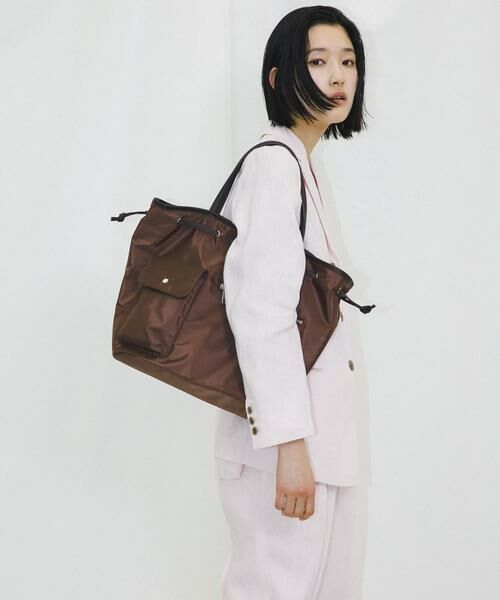 RODE SKO / ロデスコ トートバッグ | hun RODESKO　Dual pocket tote large（ブラウン）