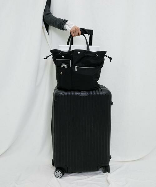 RODE SKO / ロデスコ トートバッグ | hun RODESKO　Dual pocket tote large（ブラック）
