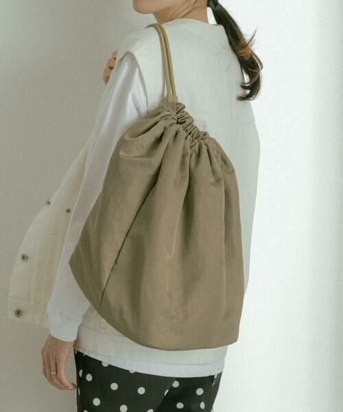 RODE SKO / ロデスコ リュック・バックパック | hun RODESKO　Bon Sac ワンショルダーボンサック（ライトカーキ）