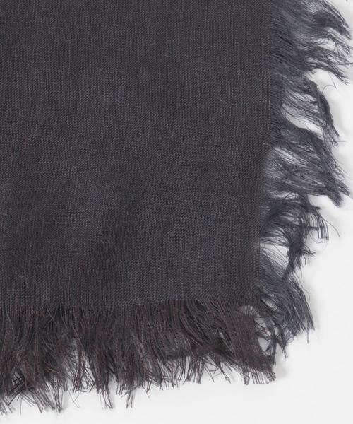 RODE SKO / ロデスコ マフラー・ショール・スヌード・ストール | ASAUCE MELER　リネンモダールシルクメランジュソリッド ストール | 詳細4