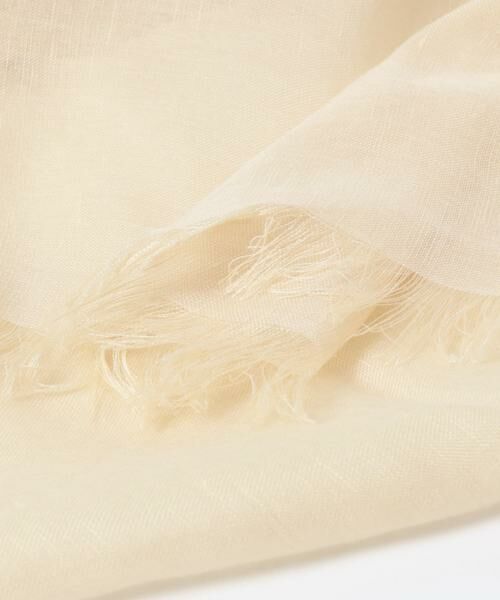 RODE SKO / ロデスコ マフラー・ショール・スヌード・ストール | ASAUCE MELER　リネンモダールシルクメランジュソリッド ストール | 詳細7