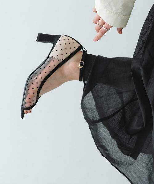 RODE SKO / ロデスコ パンプス | 『MADE IN JAPAN』6センチチャンキーヒールシアーパンプス | 詳細1