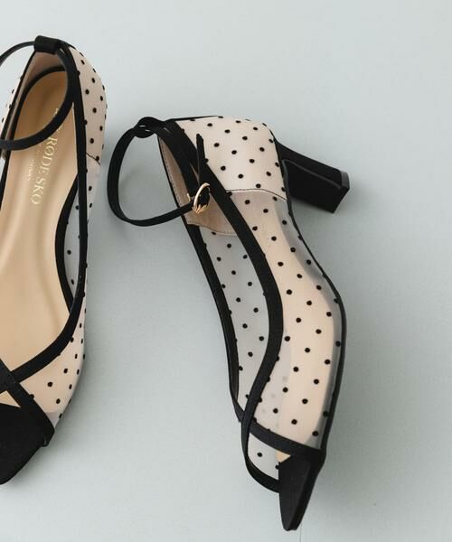 RODE SKO / ロデスコ パンプス | 『MADE IN JAPAN』6センチチャンキーヒールシアーパンプス | 詳細11