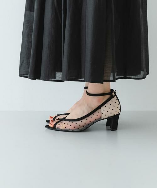 RODE SKO / ロデスコ パンプス | 『MADE IN JAPAN』6センチチャンキーヒールシアーパンプス | 詳細4