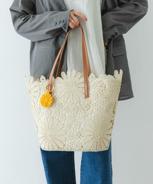 RODE SKO / ロデスコ トートバッグ | フラワーチャームトートバッグ | 詳細1