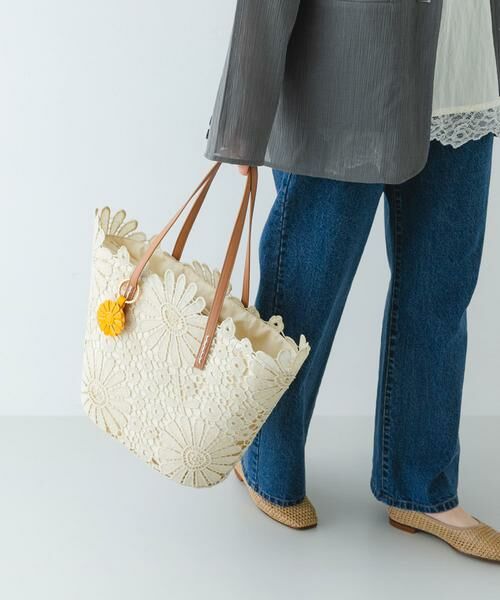 RODE SKO / ロデスコ トートバッグ | フラワーチャームトートバッグ | 詳細6