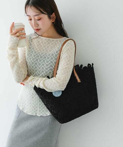 RODE SKO / ロデスコ トートバッグ | フラワーチャームトートバッグ | 詳細17