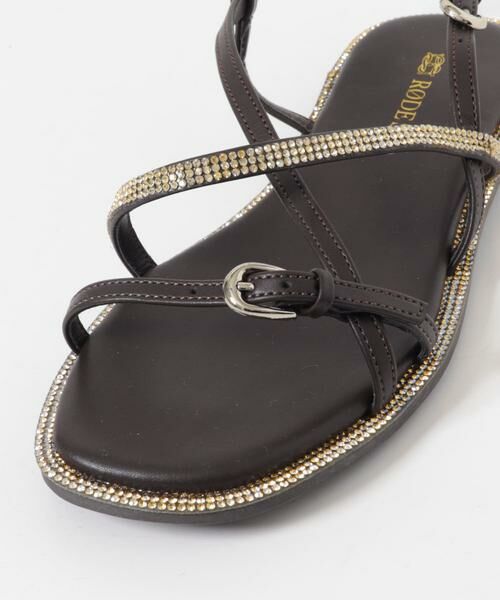 RODE SKO / ロデスコ サンダル | ラインストーンストラップサンダル | 詳細8