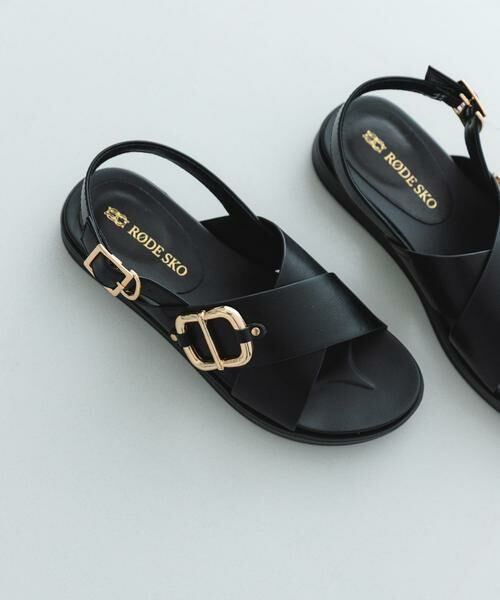 RODE SKO / ロデスコ サンダル | クロスサンダル（ブラック）