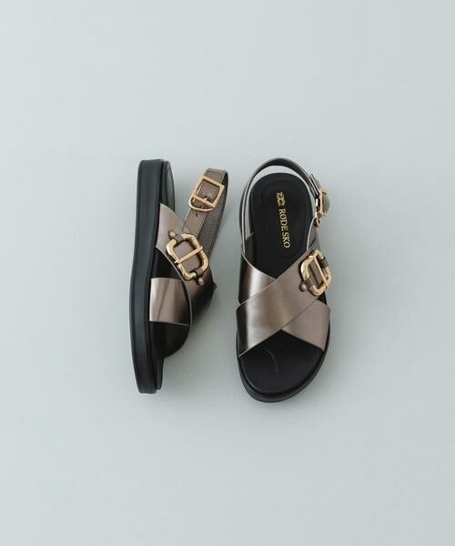 RODE SKO / ロデスコ サンダル | クロスサンダル（シルバー系その他）