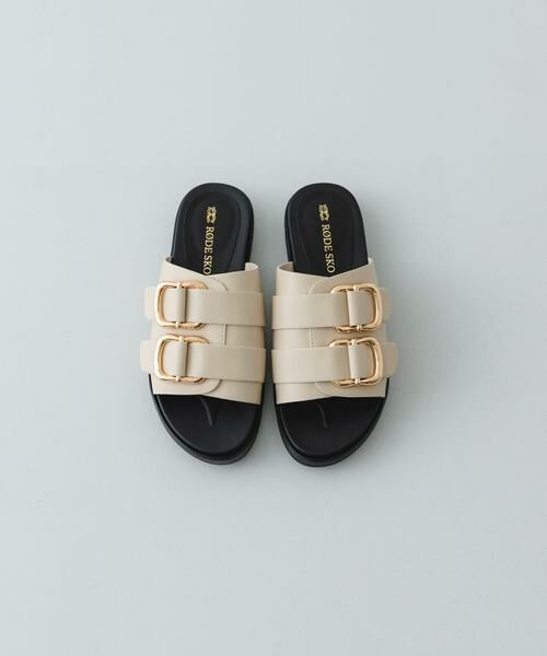 RODE SKO / ロデスコ サンダル | ダブルベルテッドサンダル（アイボリー）