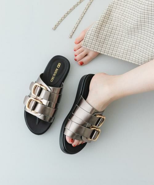 RODE SKO / ロデスコ サンダル | ダブルベルテッドサンダル（シルバー系その他）