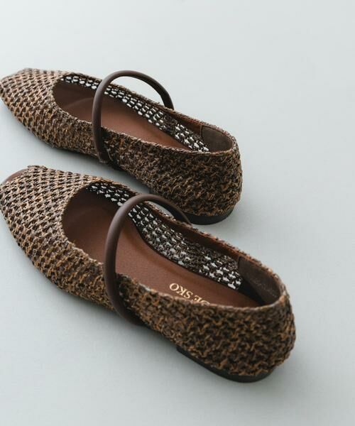 RODE SKO / ロデスコ シューズ | ピープトゥベルトメッシュフラット | 詳細10