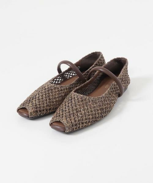 RODE SKO / ロデスコ シューズ | ピープトゥベルトメッシュフラット | 詳細12