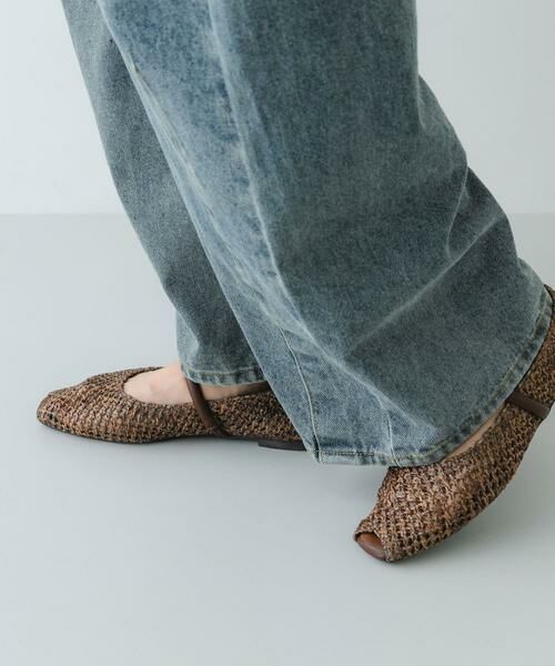 RODE SKO / ロデスコ シューズ | ピープトゥベルトメッシュフラット | 詳細4