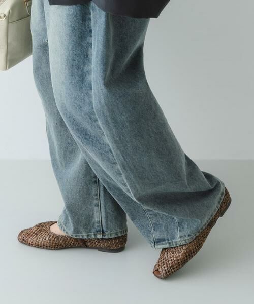 RODE SKO / ロデスコ シューズ | ピープトゥベルトメッシュフラット | 詳細6