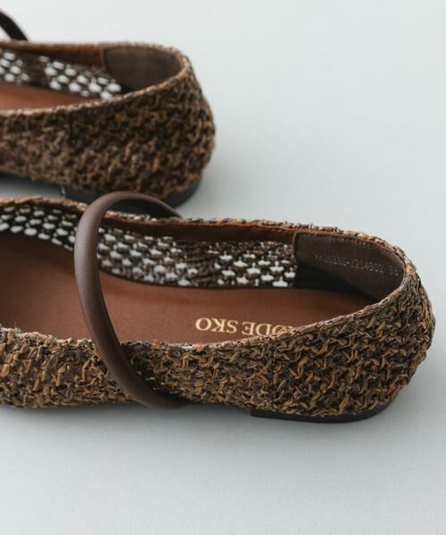 RODE SKO / ロデスコ シューズ | ピープトゥベルトメッシュフラット | 詳細9