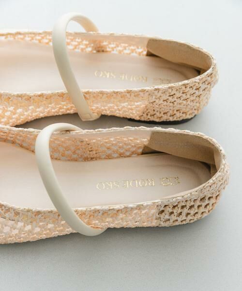 RODE SKO / ロデスコ シューズ | ピープトゥベルトメッシュフラット | 詳細24