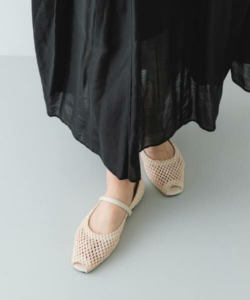RODE SKO / ロデスコ シューズ | ピープトゥベルトメッシュフラット | 詳細17