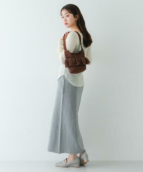 RODE SKO / ロデスコ ショルダーバッグ | ワンハンドルフリルラメバッグ | 詳細5