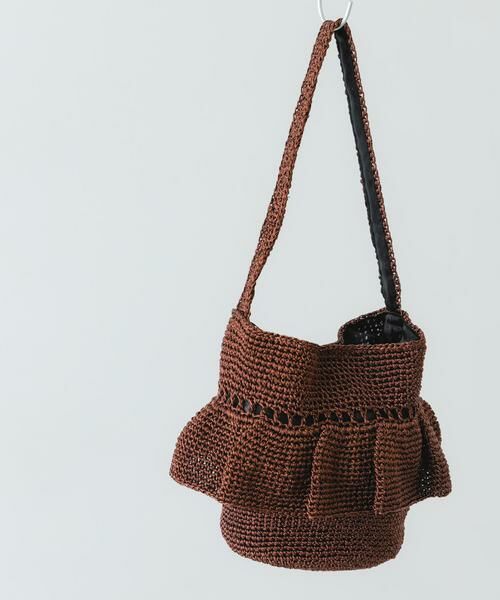 RODE SKO / ロデスコ ショルダーバッグ | ワンハンドルフリルラメバッグ | 詳細8