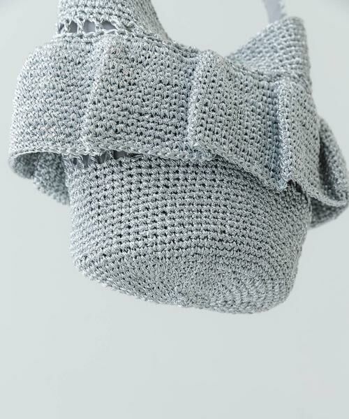 RODE SKO / ロデスコ ショルダーバッグ | ワンハンドルフリルラメバッグ | 詳細23