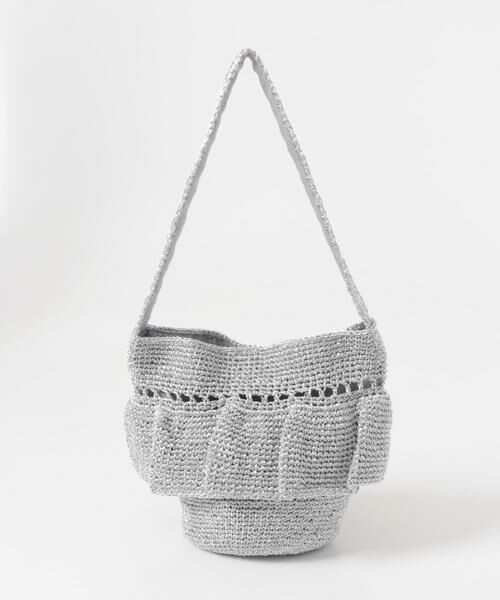 RODE SKO / ロデスコ ショルダーバッグ | ワンハンドルフリルラメバッグ | 詳細25