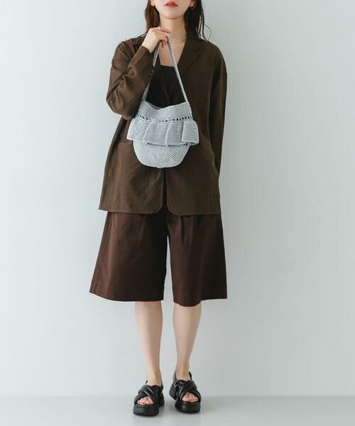 RODE SKO / ロデスコ ショルダーバッグ | ワンハンドルフリルラメバッグ | 詳細17