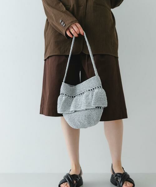 RODE SKO / ロデスコ ショルダーバッグ | ワンハンドルフリルラメバッグ | 詳細20