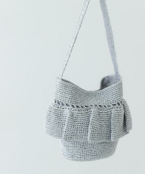 RODE SKO / ロデスコ ショルダーバッグ | ワンハンドルフリルラメバッグ | 詳細21