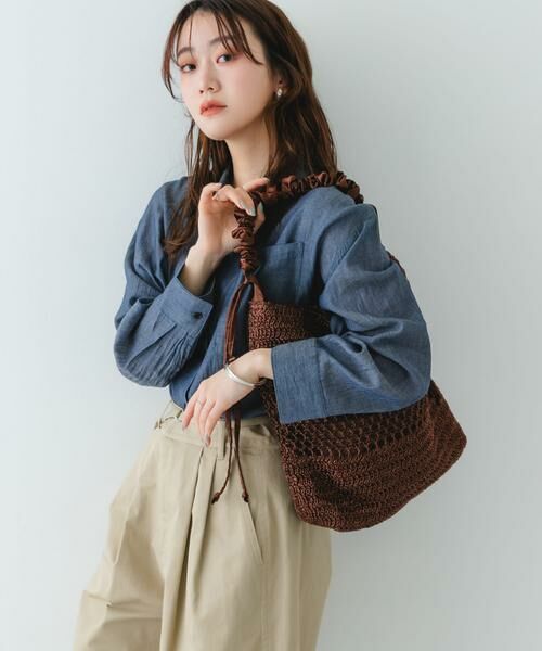 RODE SKO / ロデスコ ショルダーバッグ | 2WAYギャザーショルダーラメバッグ | 詳細3