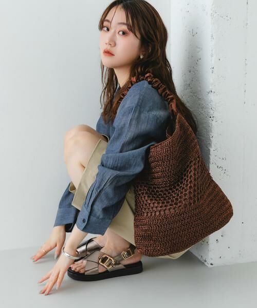 RODE SKO / ロデスコ ショルダーバッグ | 2WAYギャザーショルダーラメバッグ | 詳細4