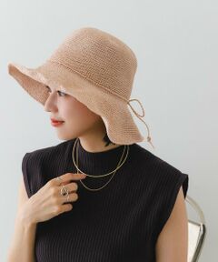 RODE SKO / ロデスコ ハット | ペーパーコマ編みハット
