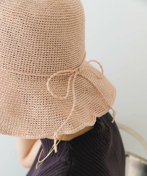 RODE SKO / ロデスコ ハット | ペーパーコマ編みハット | 詳細6