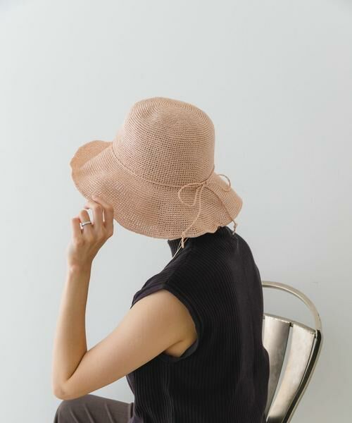 RODE SKO / ロデスコ ハット | ペーパーコマ編みハット | 詳細7