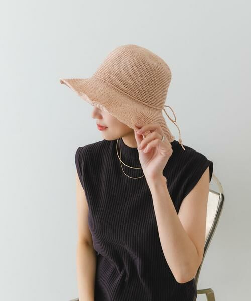 RODE SKO / ロデスコ ハット | ペーパーコマ編みハット | 詳細8
