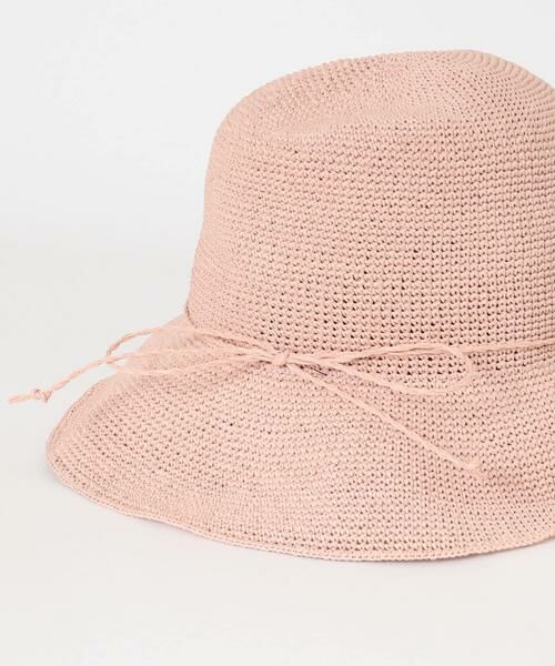 RODE SKO / ロデスコ ハット | ペーパーコマ編みハット | 詳細10
